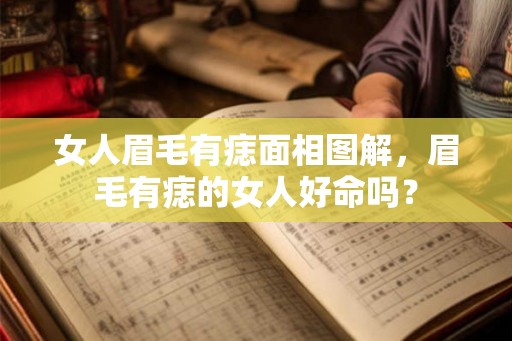 女人眉毛有痣面相图解，眉毛有痣的女人好命吗？