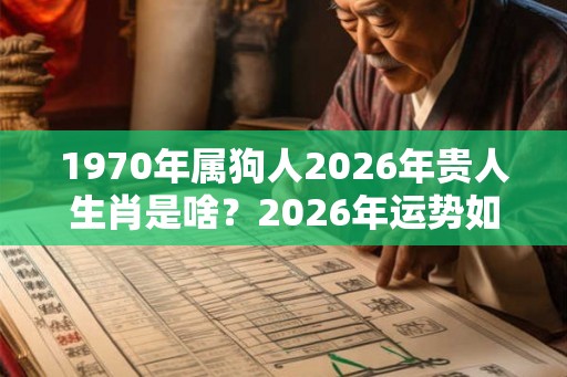 1970年属狗人2026年贵人生肖是啥？2026年运势如何？