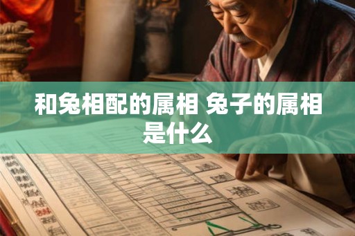 和兔相配的属相 兔子的属相是什么