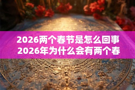 2026两个春节是怎么回事 2026年为什么会有两个春节