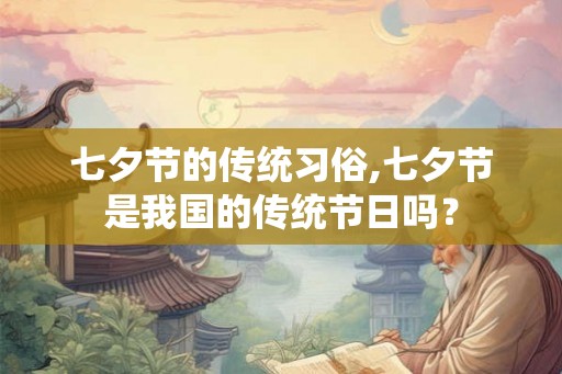 七夕节的传统习俗,七夕节是我国的传统节日吗？