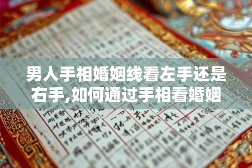 男人手相婚姻线看左手还是右手,如何通过手相看婚姻