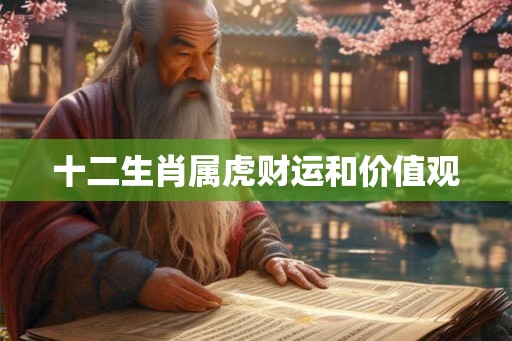 十二生肖属虎财运和价值观