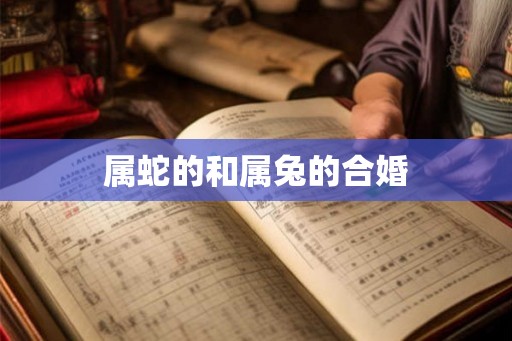 属蛇的和属兔的合婚