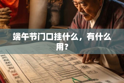 端午节门口挂什么，有什么用？