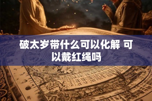 破太岁带什么可以化解 可以戴红绳吗 破太岁带什么可以化解 可以戴红绳吗