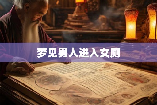 梦见男人进入女厕