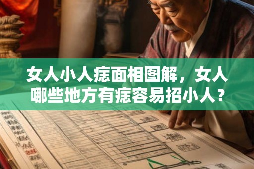 女人小人痣面相图解，女人哪些地方有痣容易招小人？