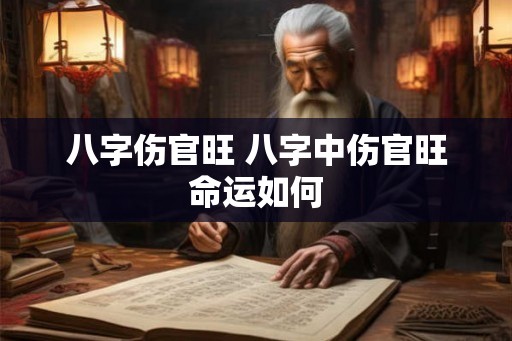 八字伤官旺 八字中伤官旺命运如何