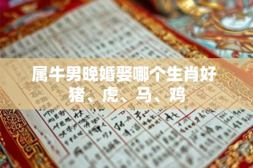 属牛男晚婚娶哪个生肖好 猪、虎、马、鸡