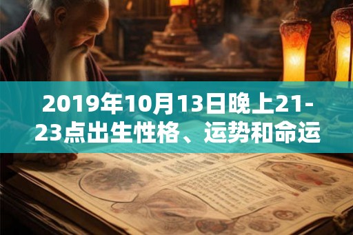 2019年10月13日晚上21-23点出生性格、运势和命运