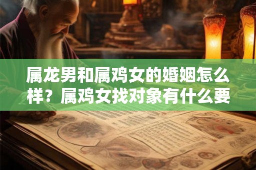 属龙男和属鸡女的婚姻怎么样？属鸡女找对象有什么要求？