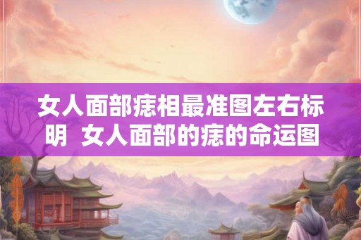 女人面部痣相最准图左右标明  女人面部的痣的命运图