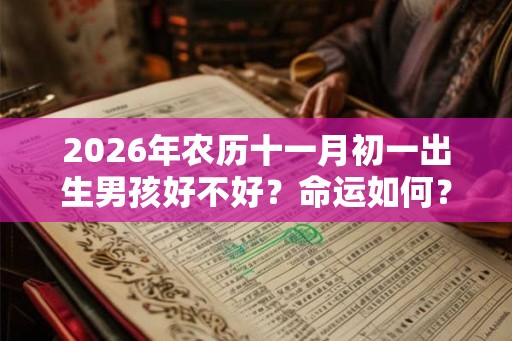 2026年农历十一月初一出生男孩好不好？命运如何？