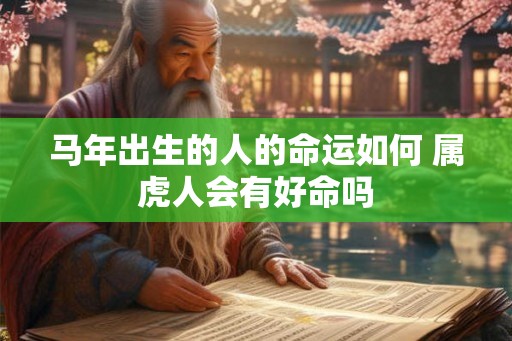 马年出生的人的命运如何 属虎人会有好命吗