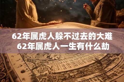 62年属虎人躲不过去的大难 62年属虎人一生有什么劫难躲不过