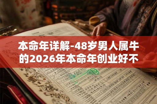 本命年详解-48岁男人属牛的2026年本命年创业好不好