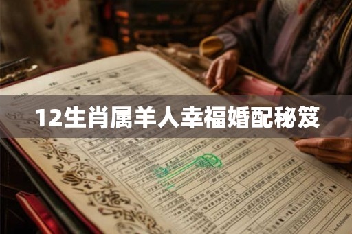 12生肖属羊人幸福婚配秘笈