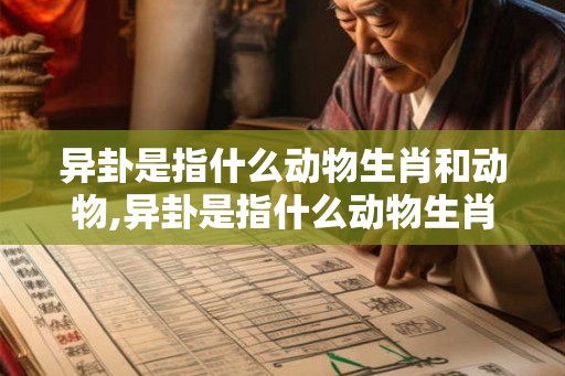 异卦是指什么动物生肖和动物,异卦是指什么动物生肖和动物生肖