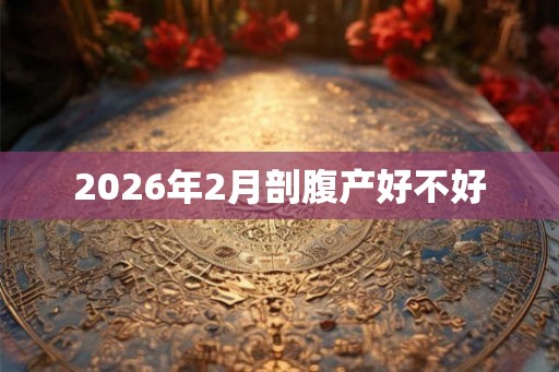 2026年2月剖腹产好不好