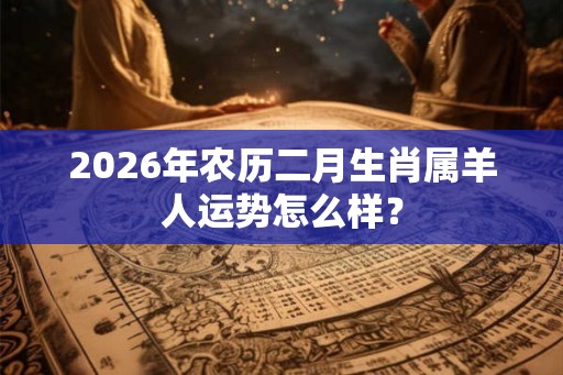 2026年农历二月生肖属羊人运势怎么样？