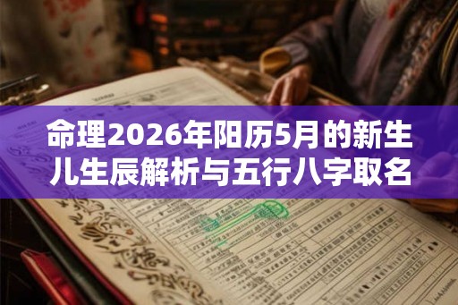 命理2026年阳历5月的新生儿生辰解析与五行八字取名