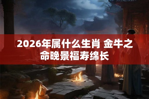 2026年属什么生肖 金牛之命晚景福寿绵长