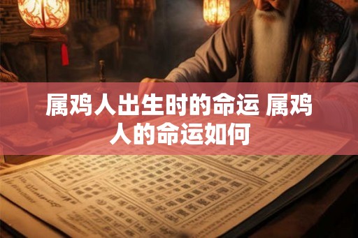 属鸡人出生时的命运 属鸡人的命运如何