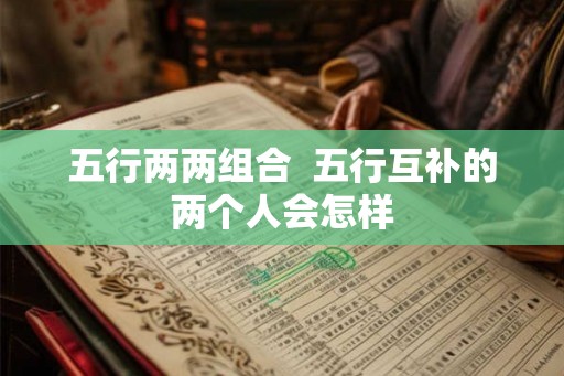 五行两两组合 五行互补的两个人会怎样 五行两两组合 五行互补的两个人会怎样