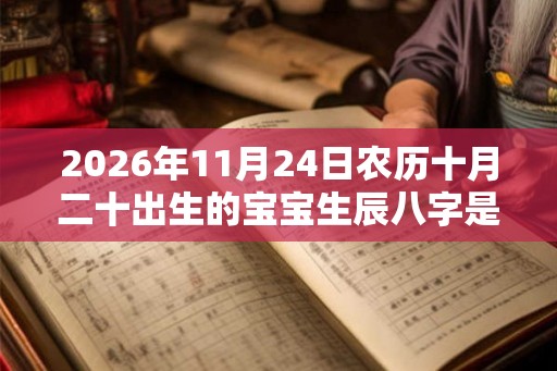 2026年11月24日农历十月二十出生的宝宝生辰八字是什么