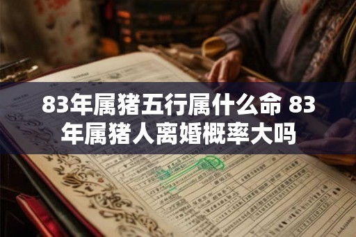 83年属猪五行属什么命 83年属猪人离婚概率大吗