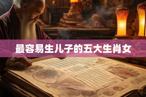 最容易生儿子的五大生肖女