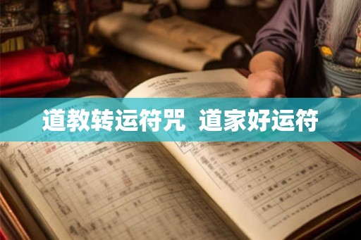 道教转运符咒  道家好运符