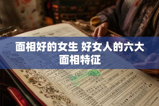 面相好的女生 好女人的六大面相特征