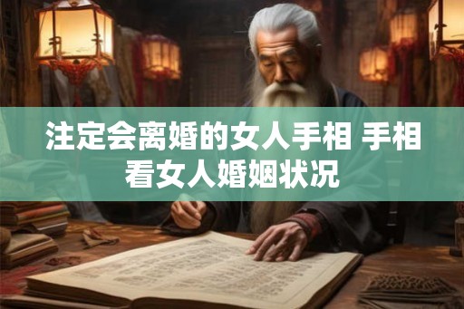 注定会离婚的女人手相 手相看女人婚姻状况