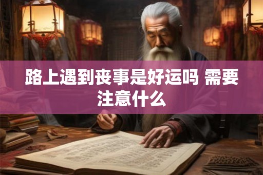 路上遇到丧事是好运吗 需要注意什么