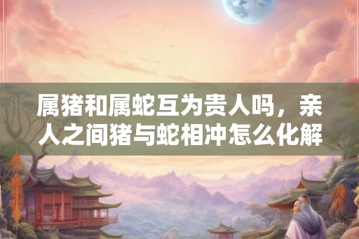 属猪和属蛇互为贵人吗，亲人之间猪与蛇相冲怎么化解