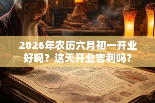 2026年农历六月初一开业好吗?这天开业吉利吗? 2026年农历六月初一开业好吗?这天开业吉利吗?
