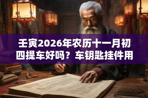 壬寅2026年农历十一月初四提车好吗？车钥匙挂件用什么？