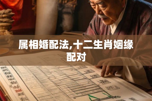属相婚配法,十二生肖姻缘配对