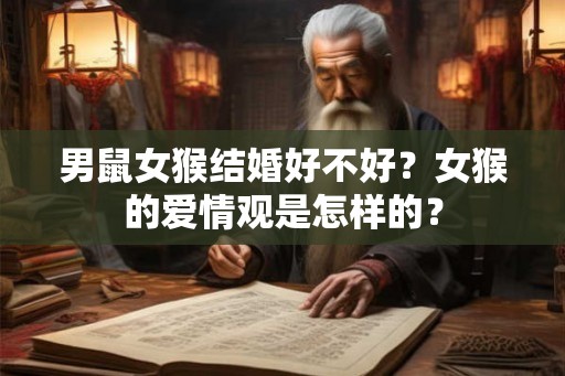 男鼠女猴结婚好不好？女猴的爱情观是怎样的？
