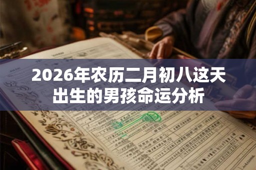 2026年农历二月初八这天出生的男孩命运分析