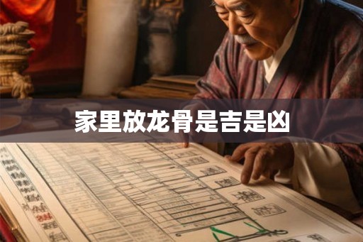 家里放龙骨是吉是凶 家里放龙骨是吉是凶