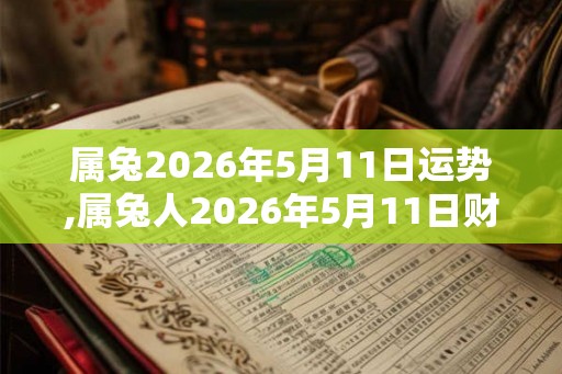 属兔2026年5月11日运势,属兔人2026年5月11日财运,生肖兔2026年5月11日运势