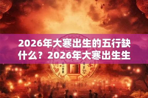2026年大寒出生的五行缺什么？2026年大寒出生生辰八字