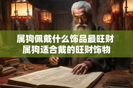 属狗佩戴什么饰品最旺财 属狗适合戴的旺财饰物 属狗佩戴什么饰品最旺财 属狗适合戴的旺财饰物