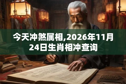 今天冲煞属相,2026年11月24日生肖相冲查询