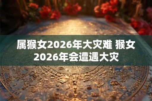 属猴女2026年大灾难 猴女2026年会遭遇大灾