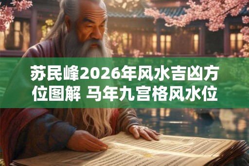 苏民峰2026年风水吉凶方位图解 马年九宫格风水位置破解