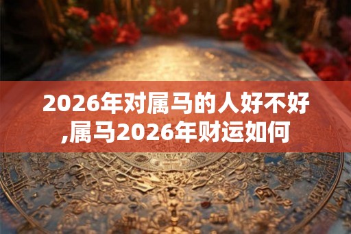 2026年对属马的人好不好,属马2026年财运如何 2026年对属马的人好不好,属马2026年财运如何